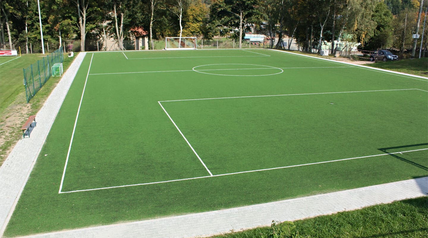 Kunstrasenkleinspielfeld Fertigstellung
