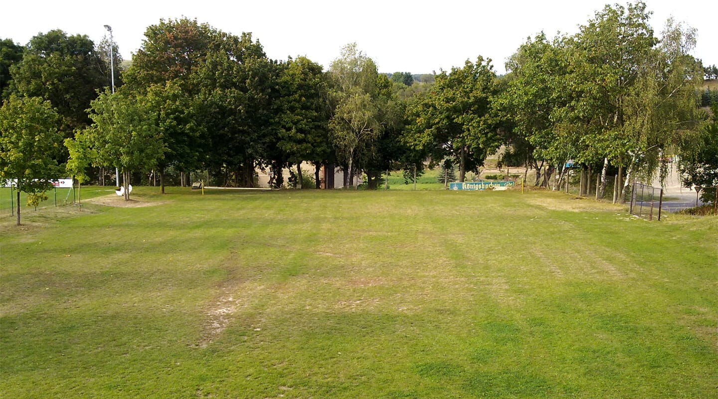 Umwandlung von Rasenplatz zu Kunstrasenplatz in Desloch